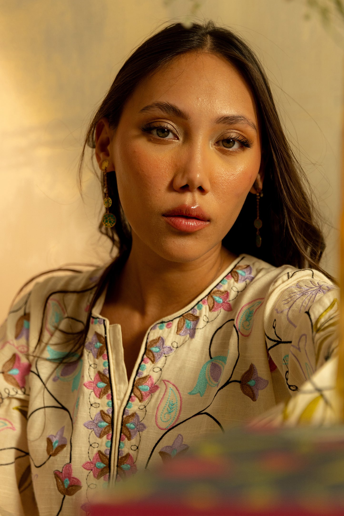 OFF-WHITE APPLIQUE SET