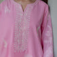 PINK AARI KURTA
