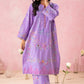 LAVENDER EMBROIDERED SET