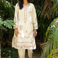 OFF-WHITE EMBROIDERED KURTA