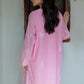 PINK AARI KURTA