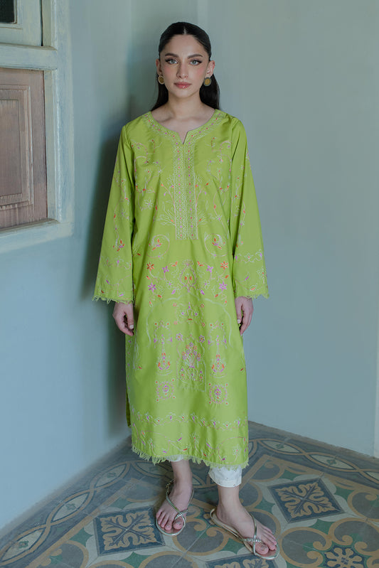 PISTACHIO EMBROIDERED KURTA
