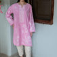 PINK AARI KURTA