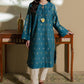 TEAL WOVEN KURTA