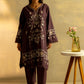 AUBERGINE EMBROIDERED SET