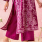 CRANBERRY EMBROIDERED SET