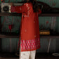 RUST EMBROIDERED KURTA