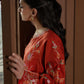 RED EMBROIDERED KURTA