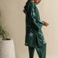 GREEN APPLIQUE SET