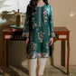 GREEN EMBROIDERED KURTA