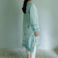 AQUA EMBROIDERED KURTA