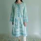AQUA EMBROIDERED KURTA